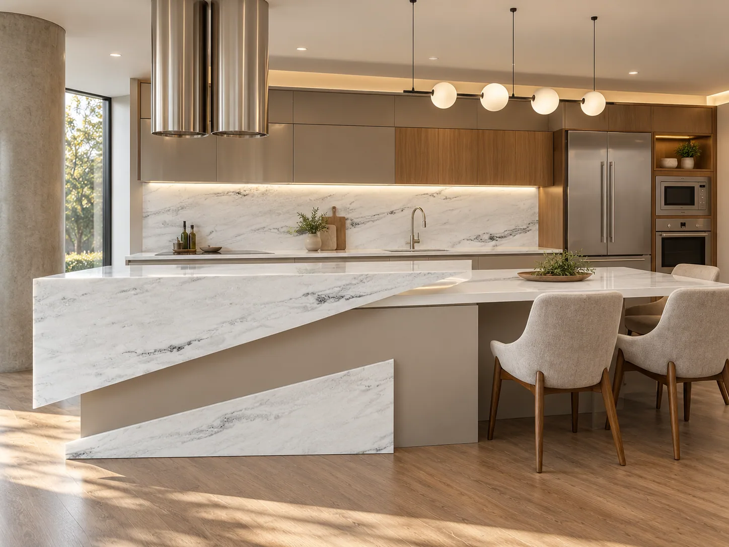 Cozinha com Brasília White — inspiração de aplicação