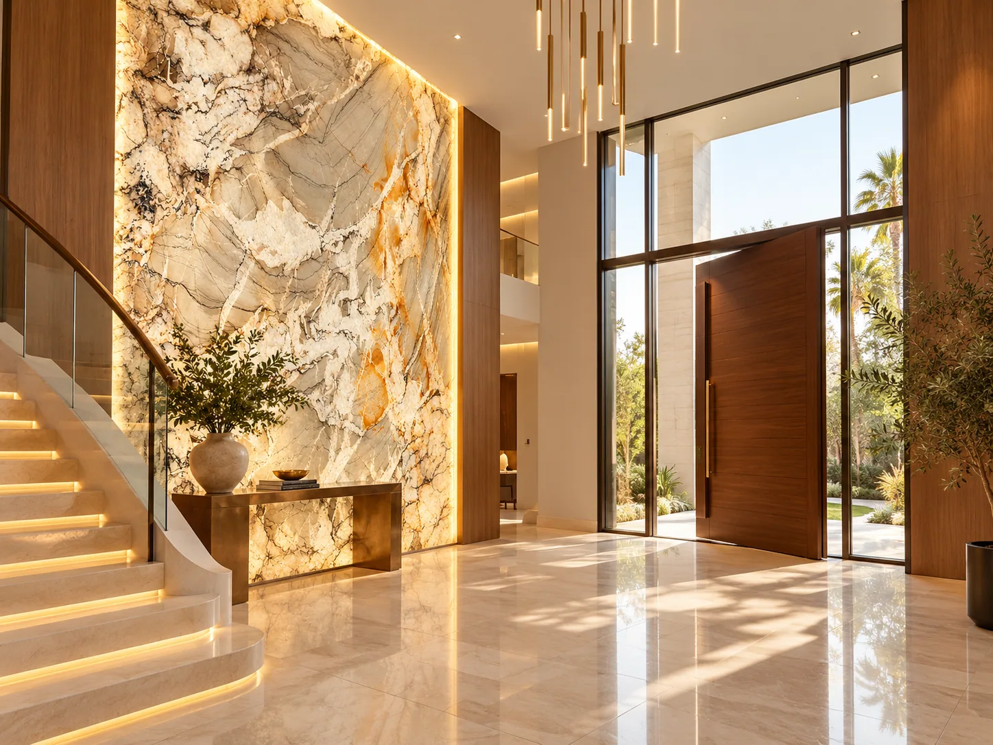 Foyer luxuoso com Patagonia — inspiração de aplicação